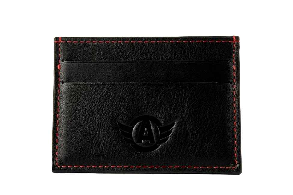 Картхолдер, нат. кожа, чёрный