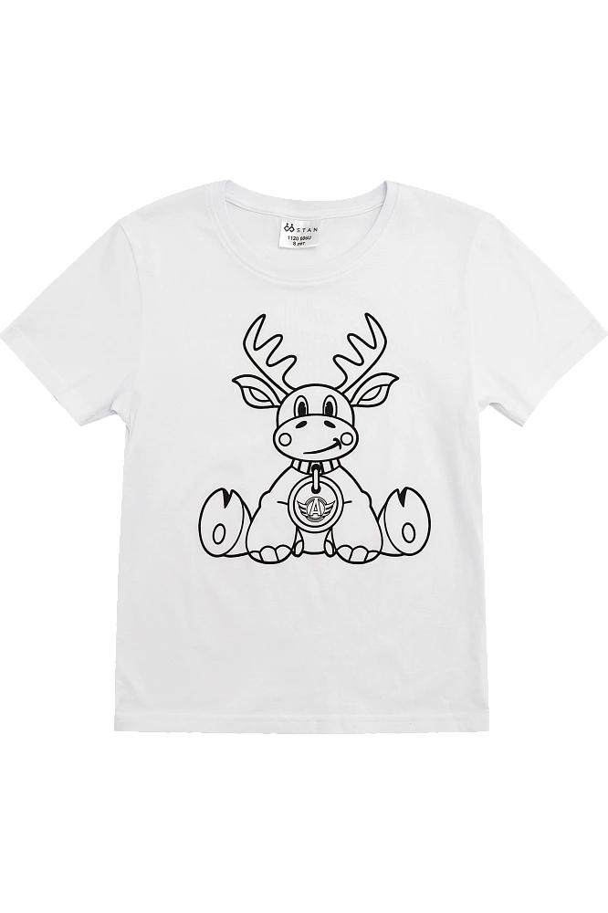 Футболка детская-раскраска