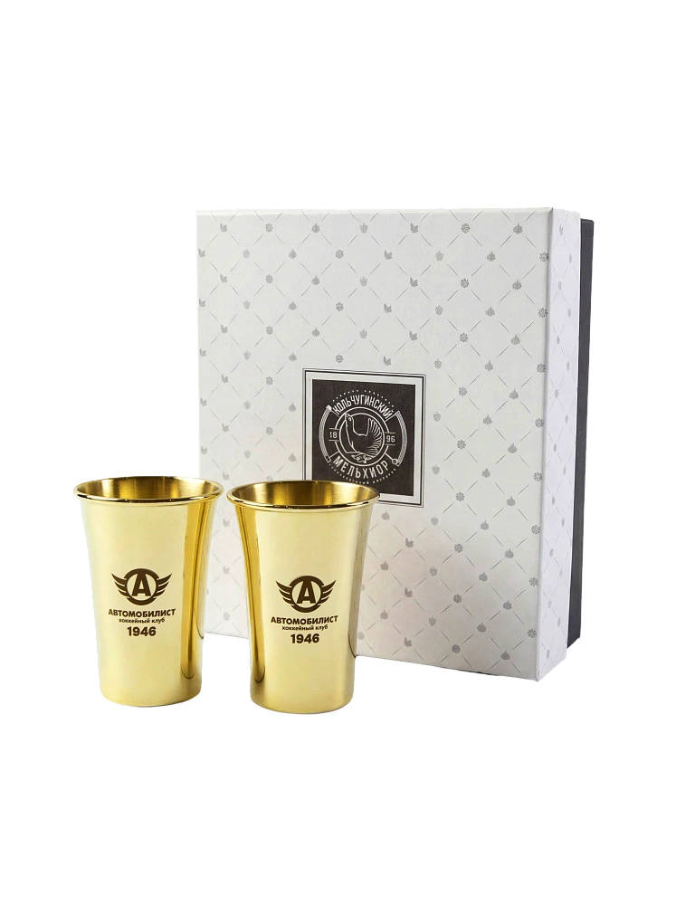 Набор стопок, латунь