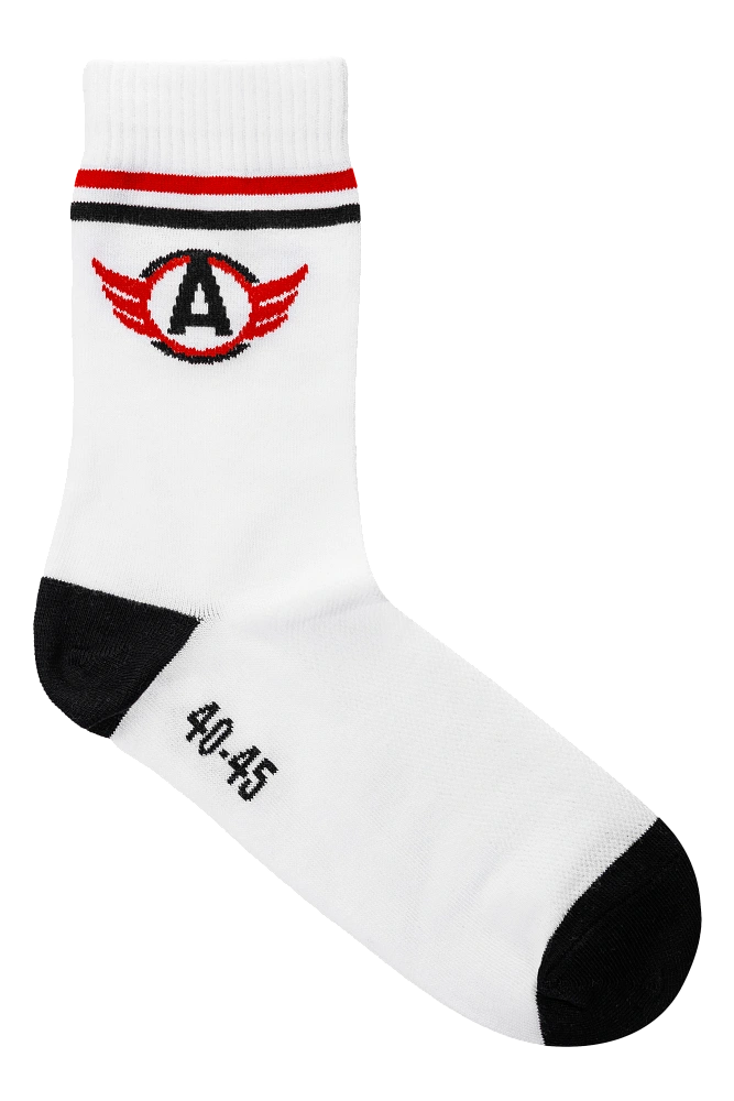 Носки перфорация Белый ЧЗ