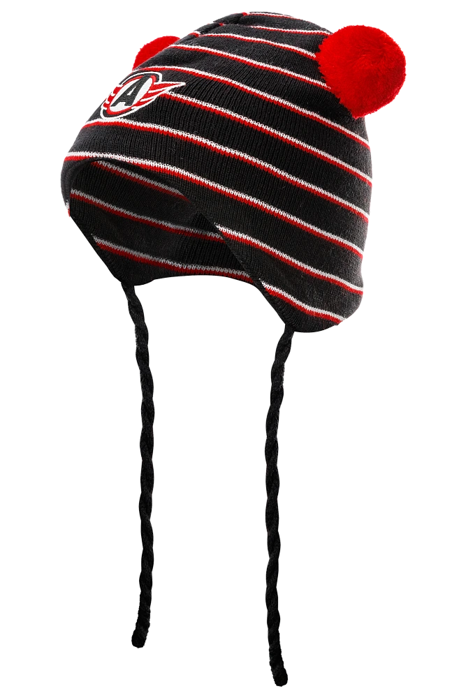 Шапка ХК Автомобилист детская два помпона