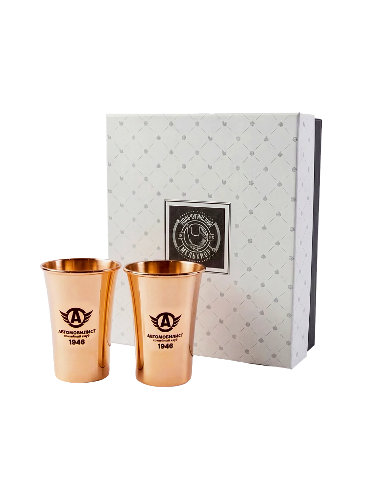 Набор стопок, медь